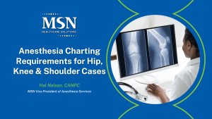Hero image showing blog title and image of a knee xray