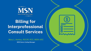 Billing for Interprofessional Consult Services